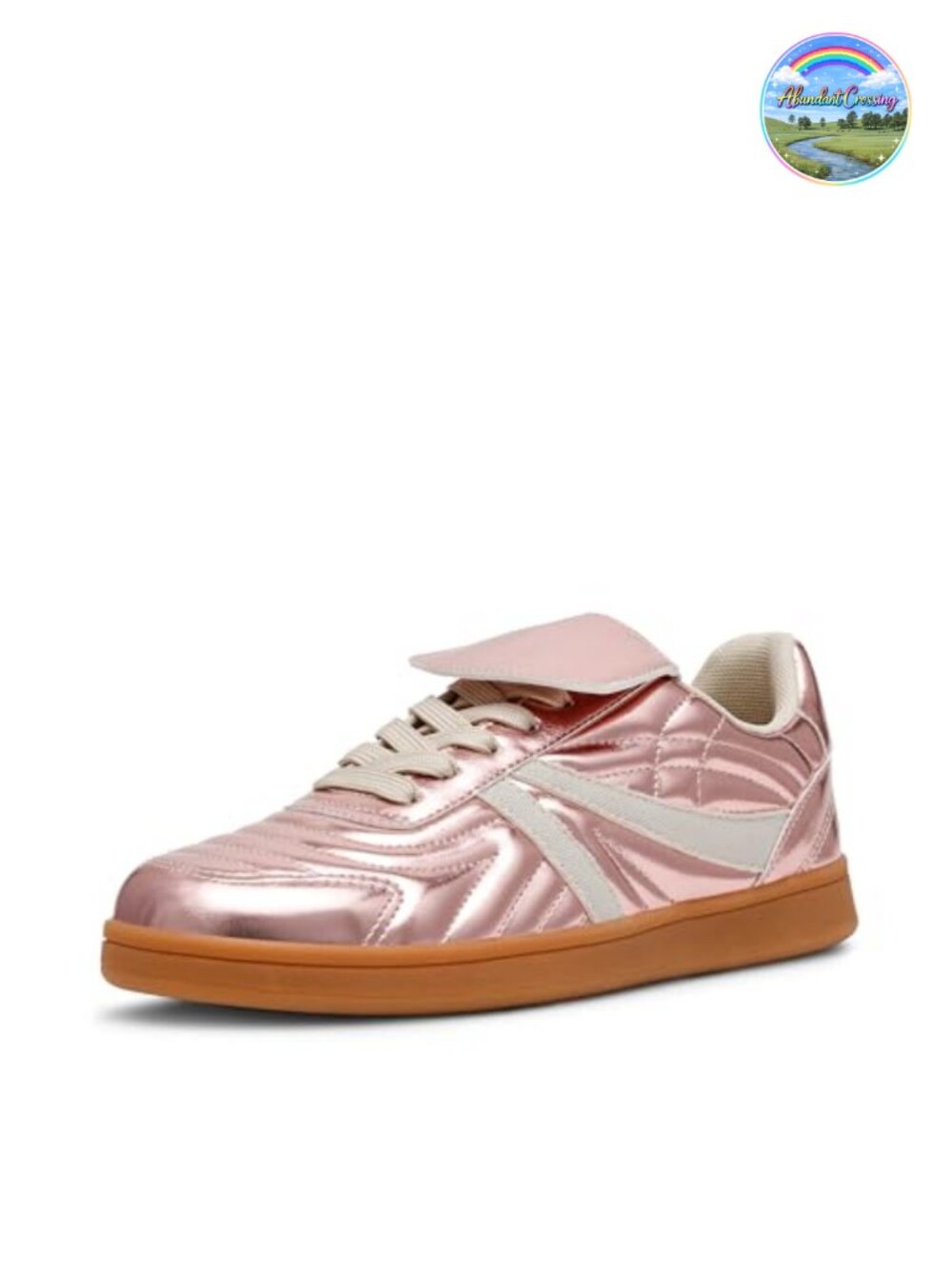 Women's Madrid Fashion Sneaker Lace-Up Glitter Casual Athletic
